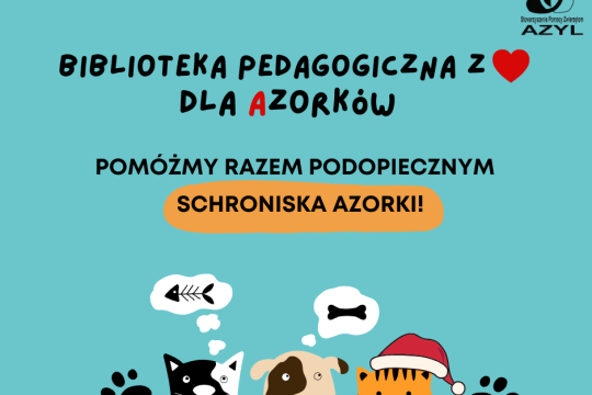 Biblioteka Pedagogiczna WOM pomaga schronisku Azorki