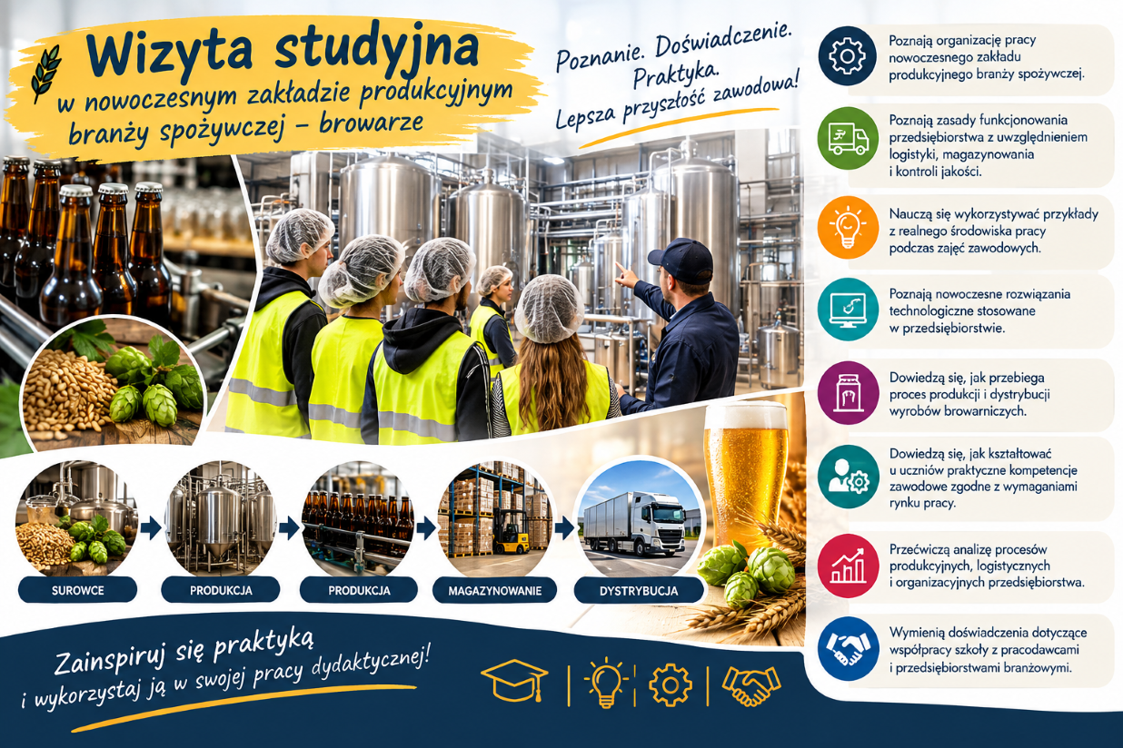 Wizyta studyjna w Browarze Witnica S.A.